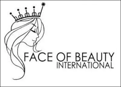 This Logo belongs to the Federation : Face of Beaty International