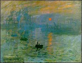 Which painter gave his name to the Impressionist movement with his painting 'Impression soleil levant'?