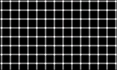 How many black and white dots are there?