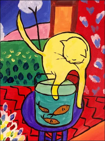 Who painted The Cat with the Goldfish?