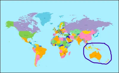 1) The continents :
What is this continent?