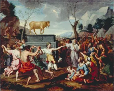 Who painted The Adoration of the Golden Calf?