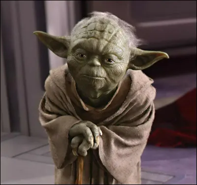 A green Jedi master who will unfortunately die.