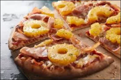 Cuisine - What is the name of this sweet and sour pizza?