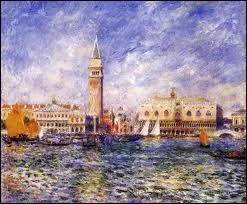 Pierre-Auguste Renoir, ' Le Palais des Doges a Venise ' :