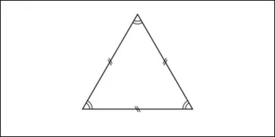 What is the name of a triangle whose three sides are equal ?