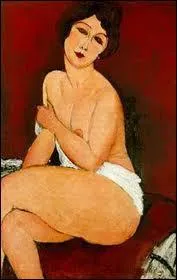 Who painted 'Nude sitting on a sofa'?