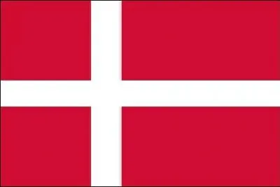 This country was reportedly the first to adopt this type of flag. Home of Hamlet and Kierkegaard.