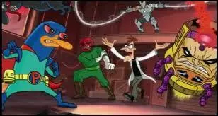 What are the names of the super-villains in Phineas and Ferb, Mission Marvel?