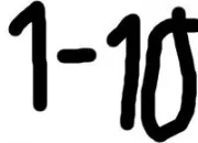 Quiz Square Numbers 1-10