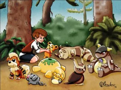 Who are the Pokemon used to reconstruct this Winnie-the-Pooh scene? (3 answers)