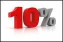 To calculate the 10% of a number you can :