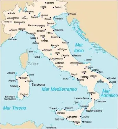 Can you see Italy here? Well... I don't think so...