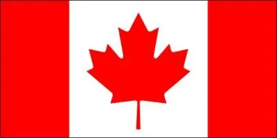 We start right away with the maple leaf flag! This is the flag: